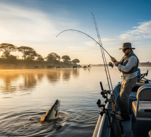 Nile perch fishing in Uganda