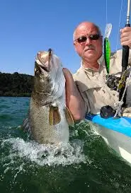 Angler with a successful catch