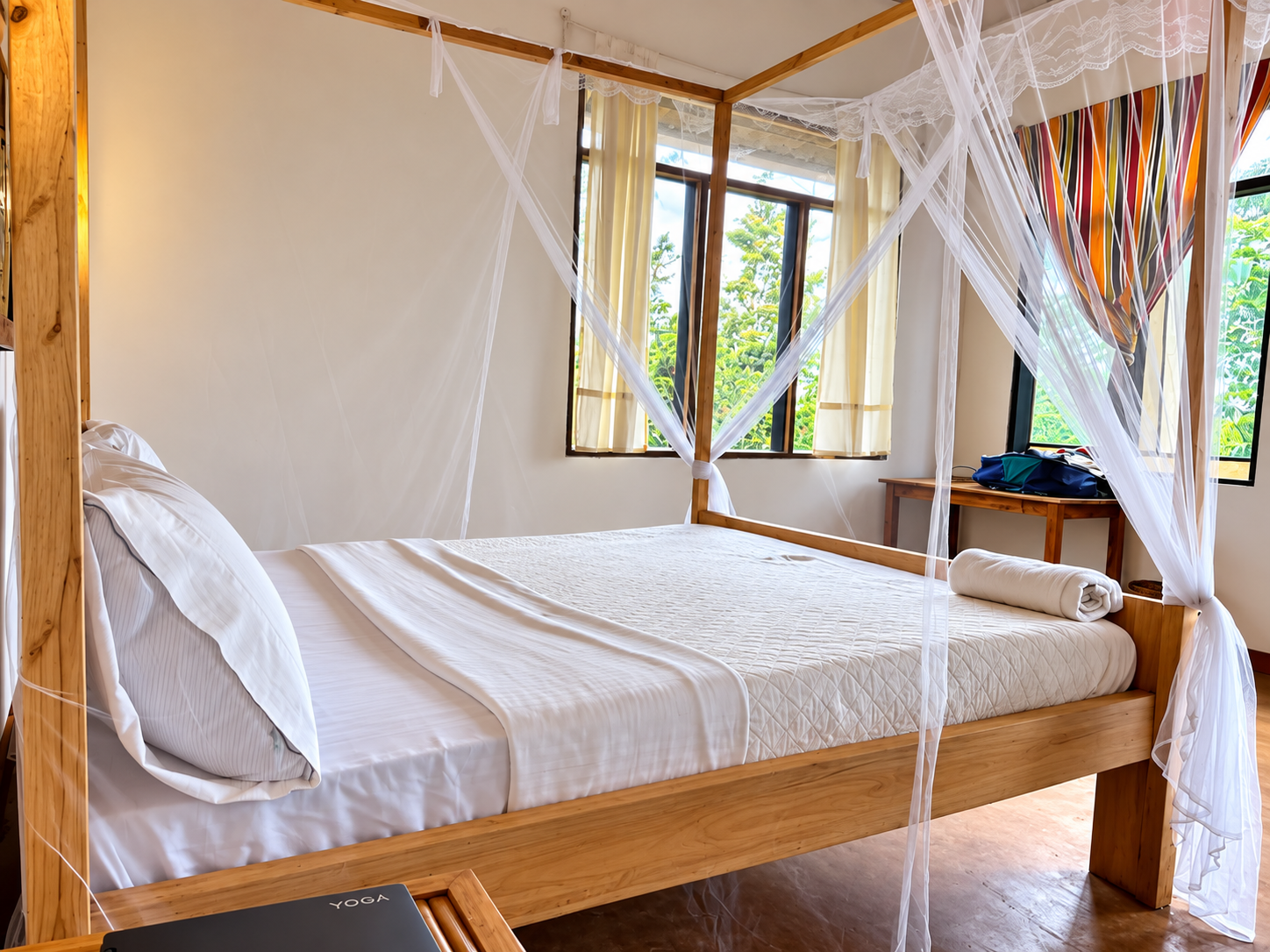 Kibale National Park accommodation near chimpanzee trekking at Little Monkey Camp