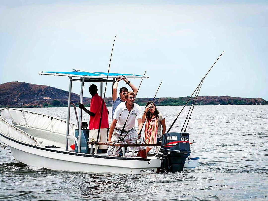 Murchison Falls Fishing | Nile Perch Fishing Safaris Fishing techniques at Murchison Falls – trolling, casting and bait fishing for Nile perch on the River