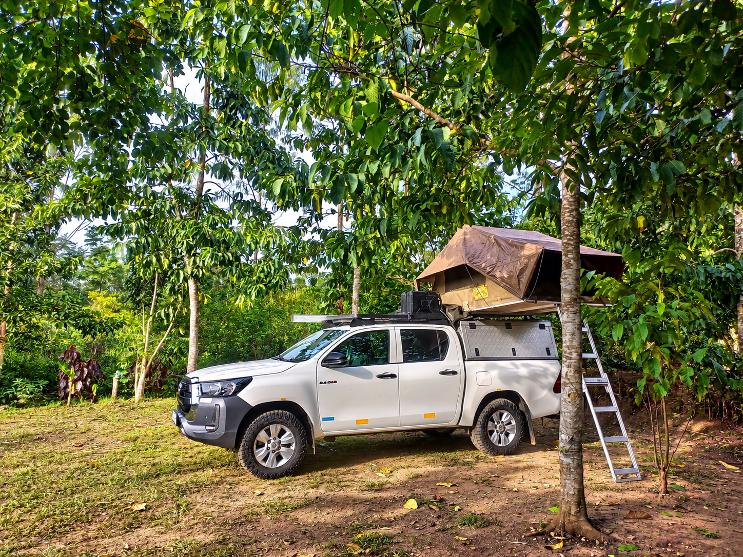 Camping near Kibale National Park at Little Monkey Camp