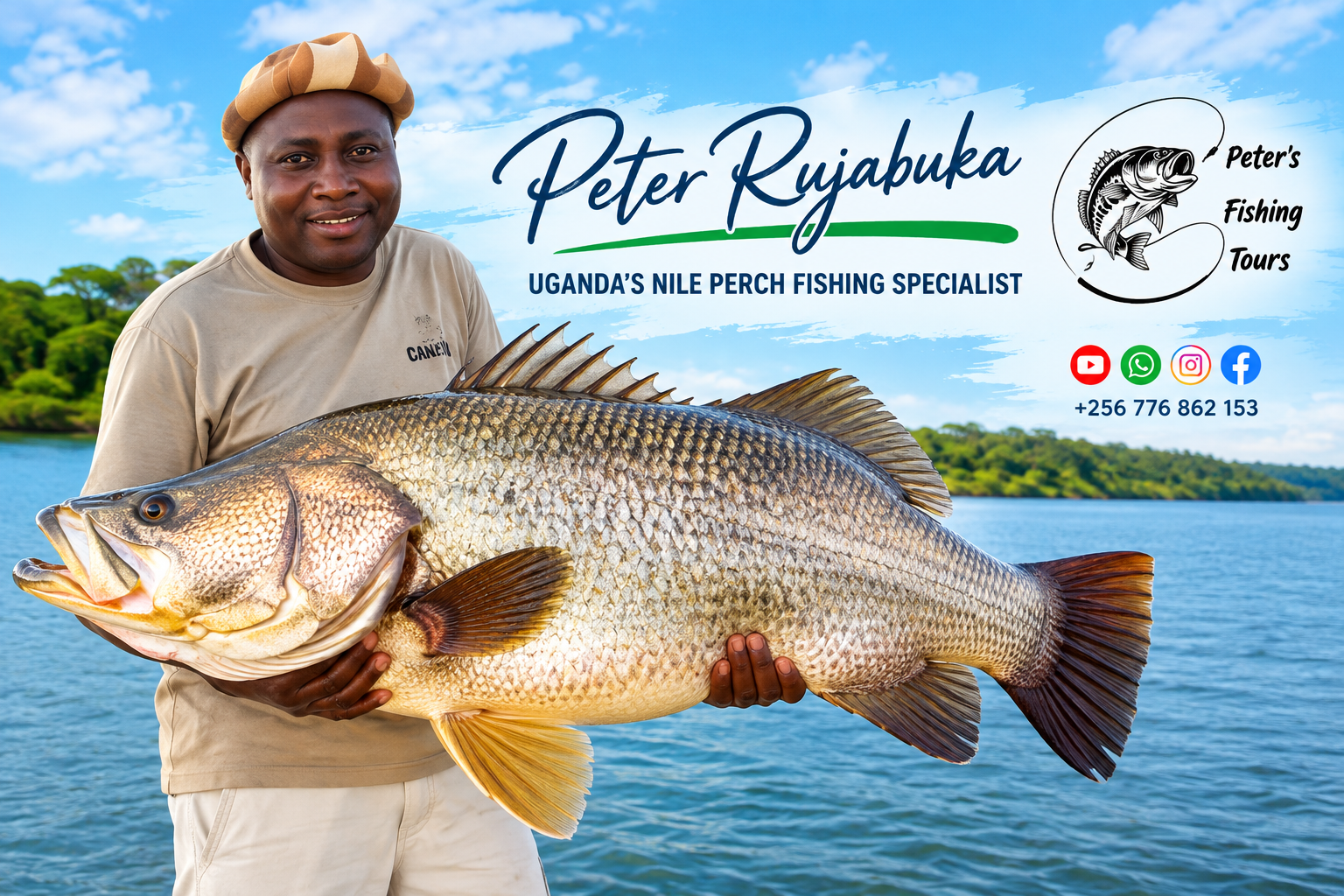 Peter Rujabuka – Uganda Nile perch fishing guide
